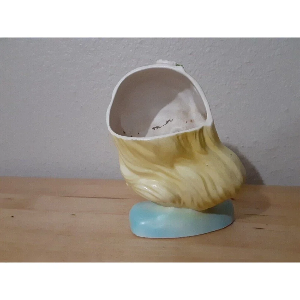 VTG Rare Enesco 1950's Delsey Tissue Girls Headvase 6